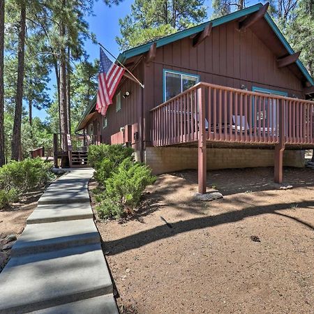 Rustic-Chic Prescott Cabin With Deck In Wooded Area! Kültér fotó