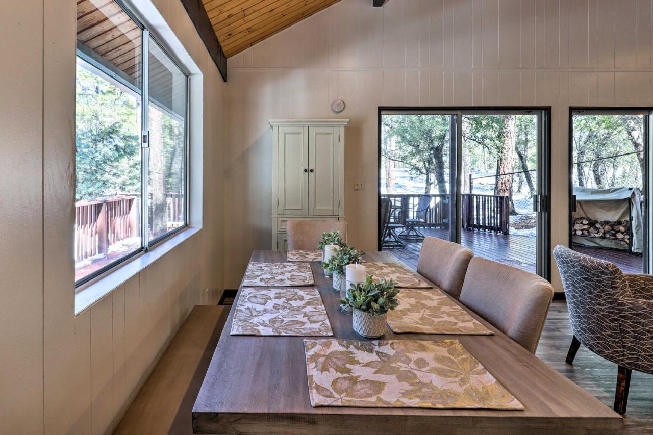 Rustic-Chic Prescott Cabin With Deck In Wooded Area! Kültér fotó