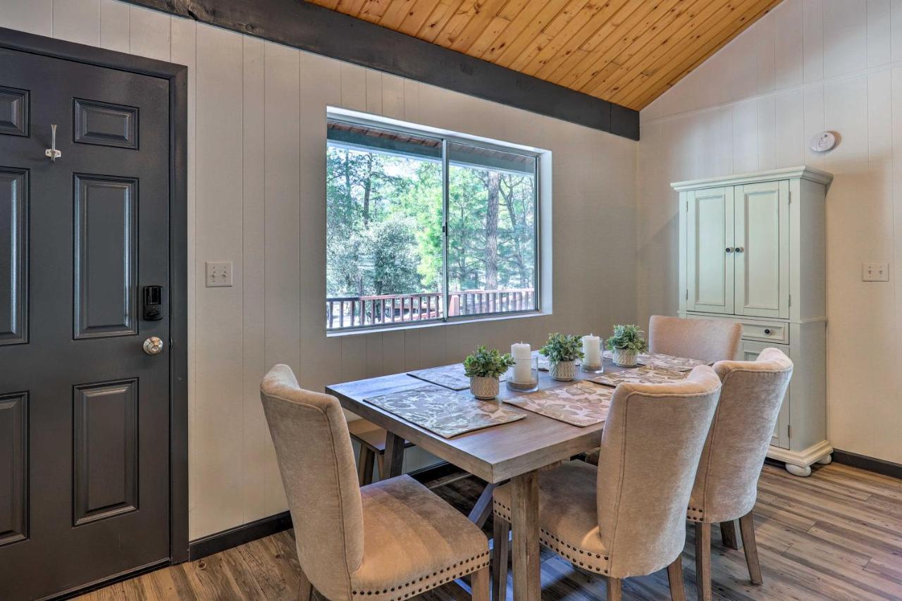 Rustic-Chic Prescott Cabin With Deck In Wooded Area! Kültér fotó